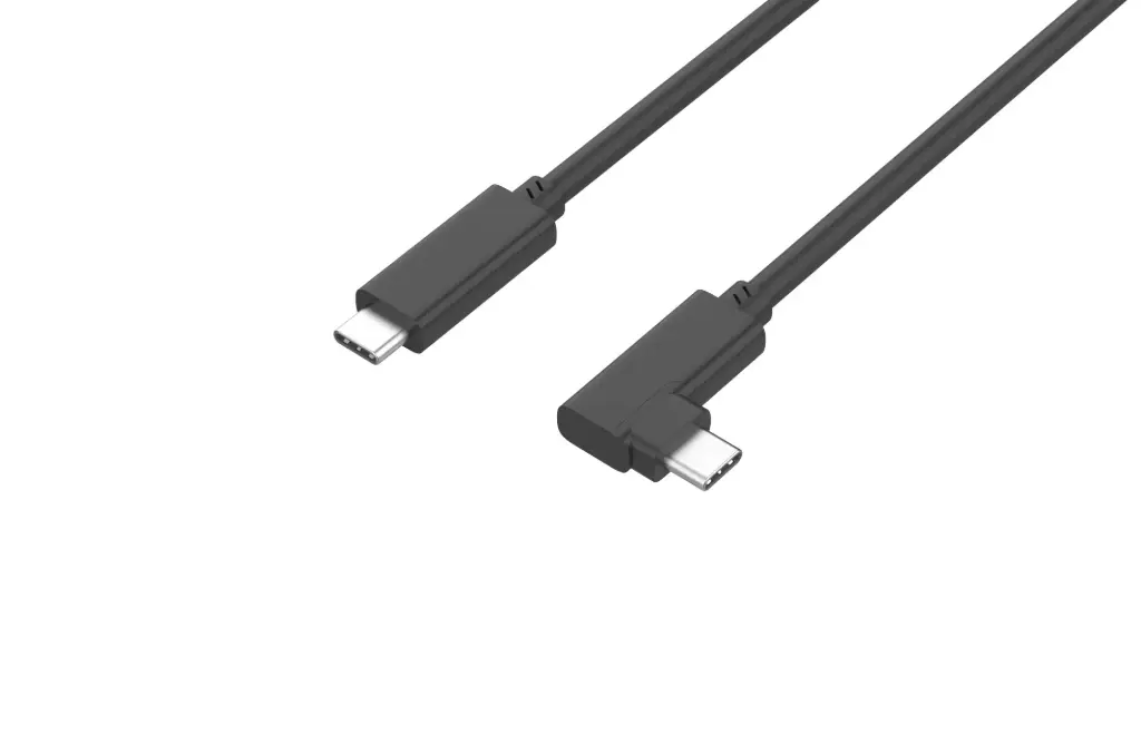 USB-C to USB-C Right Angle 1 Meter - DP-ALT - 100W